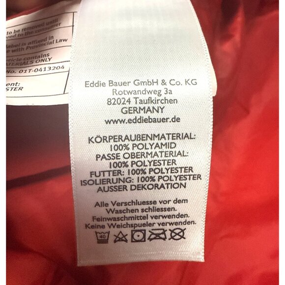 Eddie Bauer Buffalo Plaid Check Puffer Vest Women's Tall Large Outdoors Hiking - Picture 13 of 15